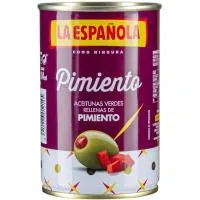 Aceitunas Rellenas de Pimiento la Española, Lata 130 G