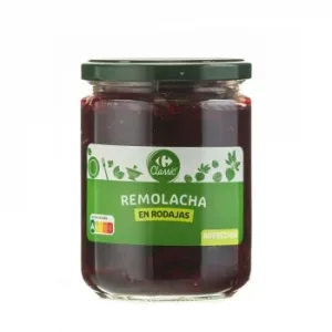 Remolacha en Rodajas Aderezadas Classic Carrefour 250 G.