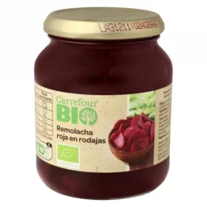 Remolacha Rodajas Ecológica Carrefour Bio 220 G.