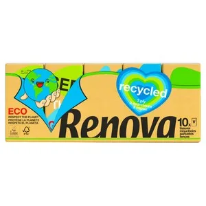 Renova Pañuelos de Celulosa Renova Green 10 Uds.