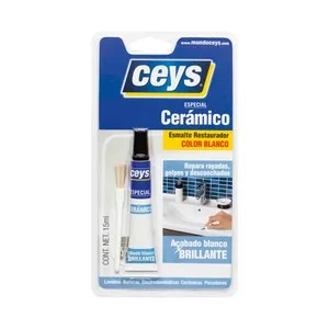 Restaurador Cerámico Color Blanco 15ml, Ceys. 15 ML
