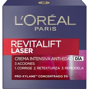 Revitalift Laser X3 Crema Intensiva Anti-edad Día con Ácido Hialurónico para Todo Tipo de Piel L'oreal