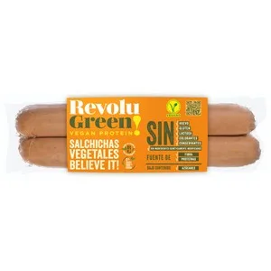 Revolu Green! Salchichas Vegetales a Base de Proteina Vegetal Revolu Green! 170 G.