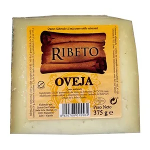 Ribeto Cuña de Queso Puro de Oveja Ribeto 75 G. 375 G