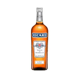 Ricard Pastis (aperitivo de Anís Típico de Marsella) Ricard Botella de 1 L. 1000 ML
