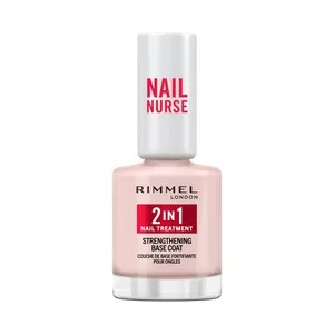 Rimmel 2 en 1 Top Coat (base) para Uñas Fuertes, Duras y Sanas.