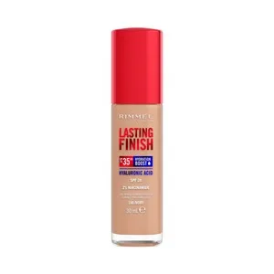 Rimmel Lasting Finish 35 H Tono 100 Ivory Base de Maquillaje Hidratante y de Larga Duración.