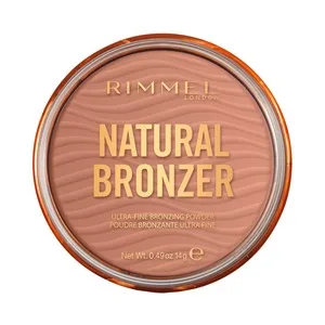 Rimmel Natural Bronzer Tono 001 Maquillaje en Polvo, con Efecto Bronceado y con Acabado Natural.