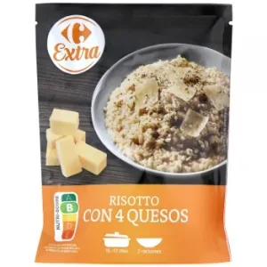 Risotto con 4 Quesos Extra Carrefour Doy Pack 175 G.