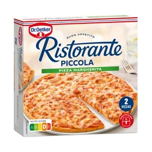 Dr. Oetker Ristorante Piccola Pizza Margarita de Base Fina 272 G.
