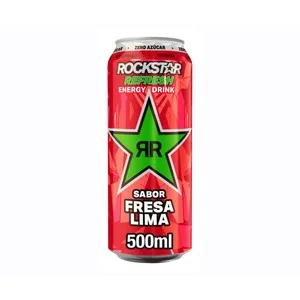 Rockstar Bebida Energética de Fresa y Lima 50 Cl. 500 ML