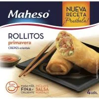 Rollitos de Primavera Crujientes Maheso, Caja 225 G