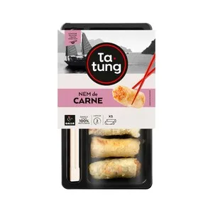 Ta-tung Rollitos Nem de Carne, Listos para Calentar y Comer Ta-tung 160 G.
