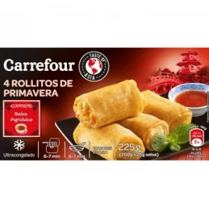 Rollitos Primavera Carrefour 225 G.