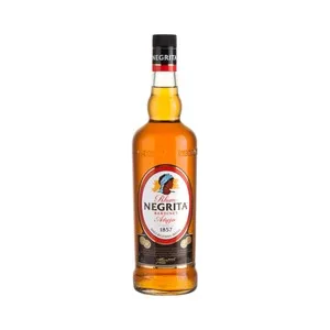 Negrita Ron Añejo Procedente de Caña de Azúcar Botella de 1 L. 1000 ML