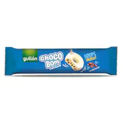 Roscos de Galleta con Chocolate Blanco Chocobom Gullón 128 G