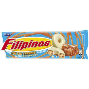 Roscos de Galleta con Chocolate Blanco y Caramelo Salado Artiach Filipinos