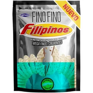 Roscos de Galleta de Chocolate Blanco Finos y Crujientes Artiach Filipinos