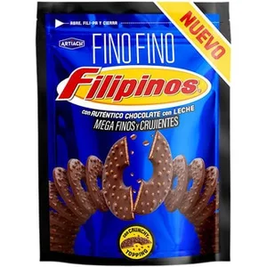 Roscos de Galleta de Chocolate con Leche Finos y Crujientes Artiach Filipinos