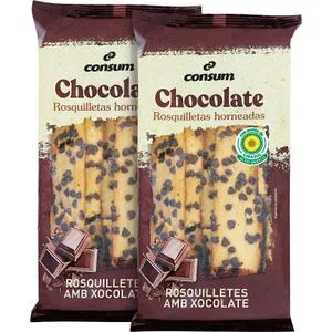 Rosquilletas con Choco Pack de 2 2 X 80 Gr