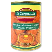 Rovellón Trozos Campanillo Lactarius Deliciosus