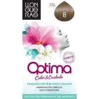 Tinte Rubio Claro 8 Llongeras Optima, Caja 1 Unid.