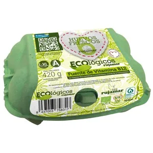 Rujamar Huevos de Producción Ecológica de Categoria a y Clase L-xl 6 Uds.