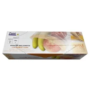 Fami Bolsas Zip para Alimentos Fami 20 Uds. 18 X 27, 5 Cm + 20 Uds. 21 X 32,8 Cm 40 UD
