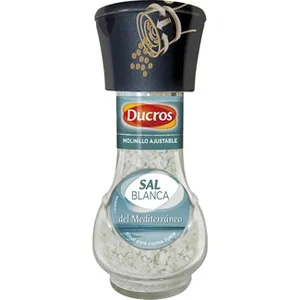 Sal Blanca del Mediterráneo Molinillo Ajustable Ducros