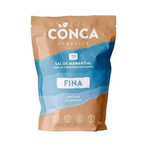 Conca Sal de Manantial Fina Ecológica 1 Kg 1000 G