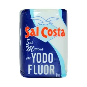 SAL Costa Sal Yodada con Flúor 1 Kg. 1000 G