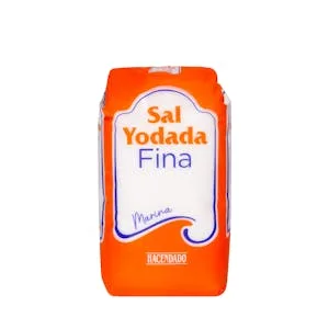 Sal Yodada Fina Hacendado 1 KG