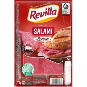 Salami Extra en Lonchas Revilla sin Gluten 65 G