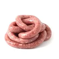 Salchicha de Cerdo 85% Duroc , al Peso, Compra Mínima 500 G