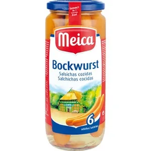 Salchichas Bockwurst 6 Piezas Meica