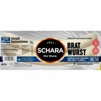 Salchichas Bratwurst Schara, sobre 170 G