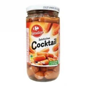 Salchichas Cocktail Ahumadas Sensation Carrefour 250 G.