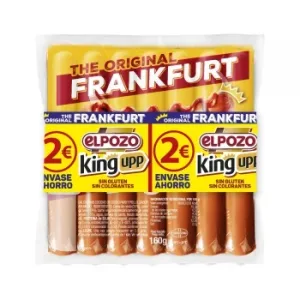 Salchichas Frankfurt el Pozo sin Gluten Pack de 3 Unidades 160 G