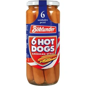 Salchichas Hot Dogs American Style 6 Unidades  Boklunder 300 G