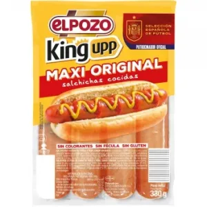 Salchichas King el Pozo sin Gluten 330 G.