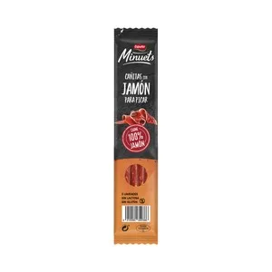 Espuña Mini Salchichón con Jamón, Elaborados sin Gluten ni Lactosa Espuña 40 G.