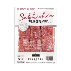 Palcarsa Salchichón de León Extra, Ahumado y Cortado en Lonchas Palcarsa 100 G.