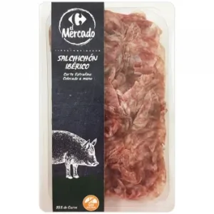 Salchichón Ibérico Extra en Lonchas Carrefour el Mercado 2x62,5 G