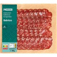 Salchichón Ibérico Extra Eroski, sobre 100 G