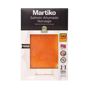 Martiko Salmón Ahumado Reducido en Sal Martiko 80 G.