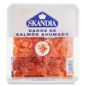 Salmón Ahumado en Dados Skandia Bandeja 100 G