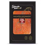 Salmón Ahumado Noruego Dia Selección Mundial sobre 100 G