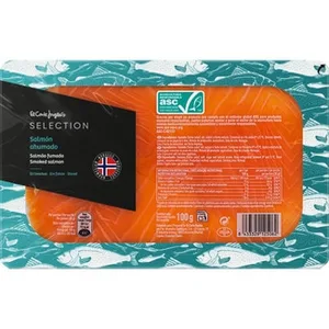 Salmón Ahumado Noruego en Lonchas el Corte Ingles Selection
