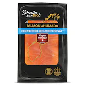 Salmón Ahumado Reducido en Sal Dia Selección Mundial sobre 100 G