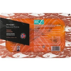 Salmón Marinado Noruego en Lonchas  el Corte Ingles Selection 100 G